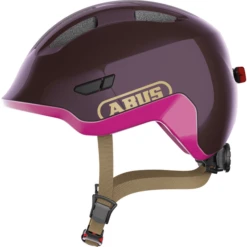 ABUS Fietshelm SMILE Y 3.0 ACE LED Royal Purple