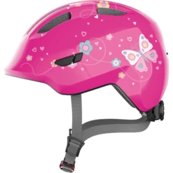 ABUS Fietshelm SMILE Y 3.0 Roze Vlinder-S -Kinder Speel Verkoop abus fietshelm smile y 3 0 roze vlinder s a408880 3