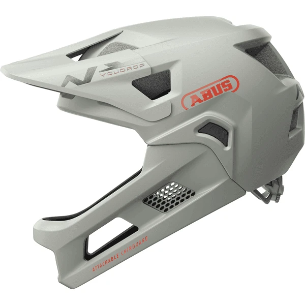 ABUS Fietshelm YOUDROP FF Krijt Grijs-S 1 ABUS Fietshelm YOUDROP FF Krijt Grijs-S