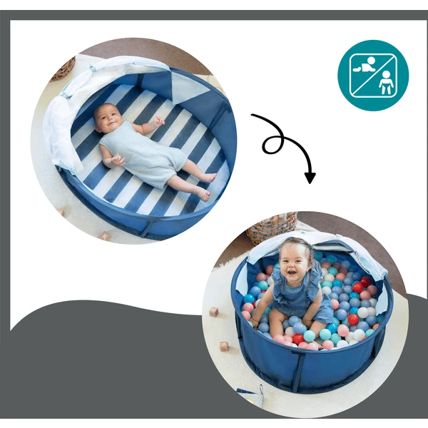 Babymoov Speelpark En Reiswieg 2in1 Babyni Marinière 5 Babymoov Speelpark En Reiswieg 2in1 Babyni Marinière - Afbeelding 5