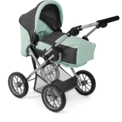 BAYER CHIC 2000 Combi Poppenwagen LENI Melange Antraciet-mint