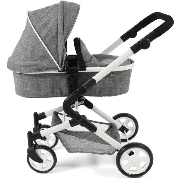 BAYER CHIC 2000 Combi Poppenwagen LIA Jeans Grijs 2 BAYER CHIC 2000 Combi Poppenwagen LIA Jeans Grijs - Afbeelding 2