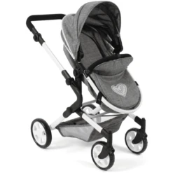 BAYER CHIC 2000 Combi Poppenwagen LIA Jeans Grijs 9 BAYER CHIC 2000 Combi Poppenwagen LIA Jeans Grijs -Kinder Speel Verkoop bayer chic 2000 combi poppenwagen lia jeans grijs a355535 4