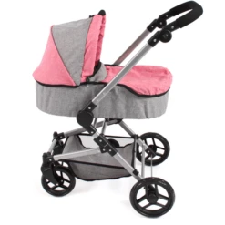 BAYER CHIC 2000 Fides 3 In 1 Combi Poppenwagen Gemêleerd Roze -Kinder Speel Verkoop bayer chic 2000 fides 3 in 1 combi poppenwagen gemeleerd roze a321005 2
