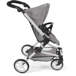 BAYER CHIC 2000 Fides 3 In 1 Combi Poppenwagen Grijs -Kinder Speel Verkoop bayer chic 2000 fides 3 in 1 combi poppenwagen grijs a321003 4