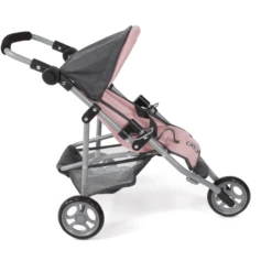 BAYER CHIC 2000 Jogging Buggy LOLA Melange Antraciet-roze -Kinder Speel Verkoop bayer chic 2000 jogging buggy lola melange antraciet roze a355599 4