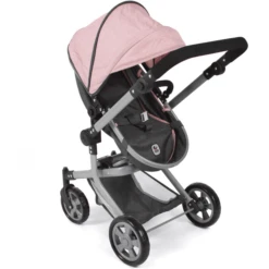 BAYER CHIC 2000 MIKA Gemêleerde Poppenwagen Antraciet-roze -Kinder Speel Verkoop bayer chic 2000 mika gemeleerde poppenwagen antraciet roze a355318 3