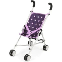 BAYER CHIC 2000 Mini Buggy ROMA Stars Paars -Kinder Speel Verkoop bayer chic 2000 mini buggy roma stars paars a355568 3