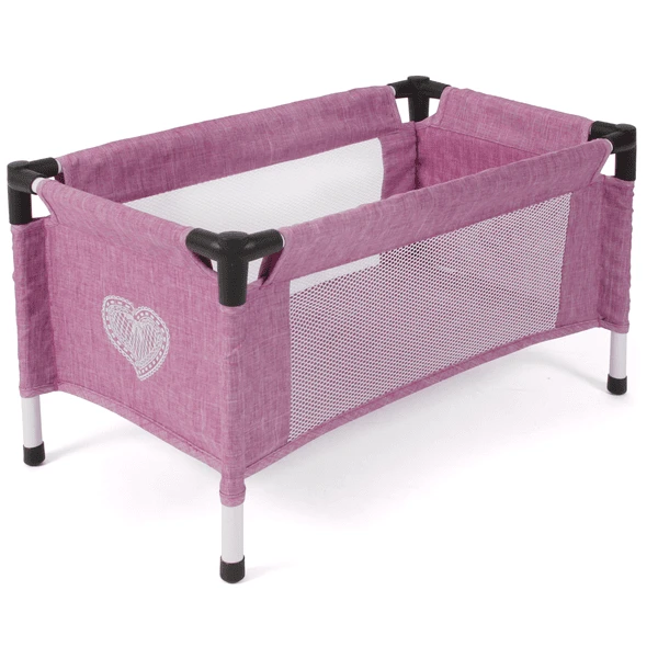 BAYER CHIC 2000 Poppen Reisbedje Jeans Roze 3 BAYER CHIC 2000 Poppen Reisbedje Jeans Roze - Afbeelding 3