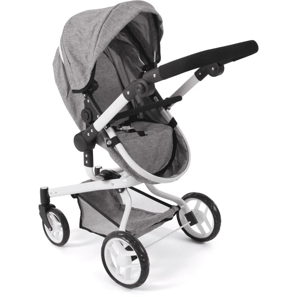 BAYER CHIC Combi Poppenwagen YOLO Grijs 3 BAYER CHIC Combi Poppenwagen YOLO Grijs - Afbeelding 3