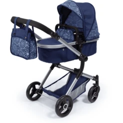 Bayer Design Combi Poppenwagen Finn, Blauw