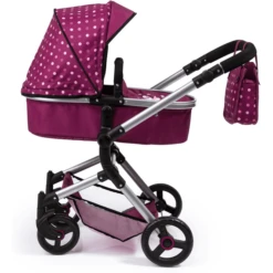 Bayer Design Combi Poppenwagen Vario Bordeaux -Kinder Speel Verkoop bayer design combi poppenwagen vario bordeaux a277640 2