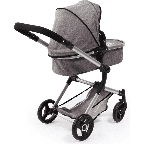 Bayer Design Combi Poppenwagen Vario Grijs 2 Bayer Design Combi Poppenwagen Vario Grijs - Afbeelding 2