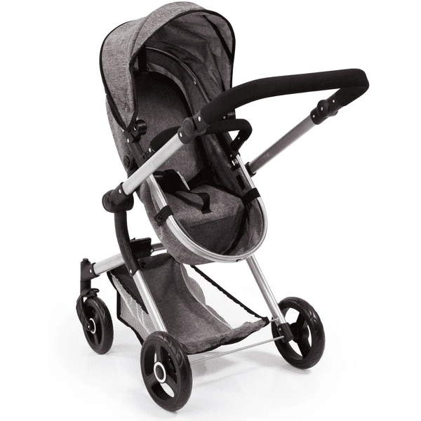 Bayer Design Combi Poppenwagen Vario Grijs 4 Bayer Design Combi Poppenwagen Vario Grijs - Afbeelding 4