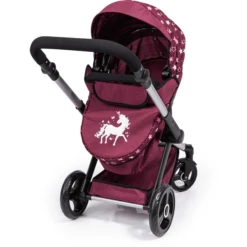 Bayer Design Combi Poppenwagen Xeo Bordeaux -Kinder Speel Verkoop bayer design combi poppenwagen xeo bordeaux a372064 4