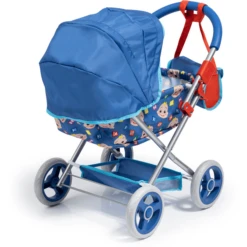 Bayer Design Cosy Cocomelon Poppenwagen, Blauw -Kinder Speel Verkoop bayer design cosy cocomelon poppenwagen blauw a354855 2