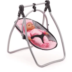 BAYER DESIGN Poppenaccessoires Roze/grijs 7720800 -Kinder Speel Verkoop bayer design poppenaccessoires roze grijs 7720800 a175121 3