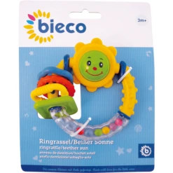 Bieco Rammelaar/Bijtring Zon -Kinder Speel Verkoop bieco rammelaar bijtring zon a206090 3