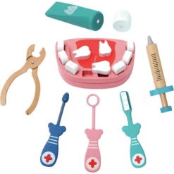 Voorkant -Kinder Speel Verkoop bino gebitsset 10 st a313754 1