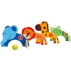 Bino Kinderset Rocket Van Hout, Dierentuin -Kinder Speel Verkoop bino kinderset rocket van hout dierentuin a360513 3