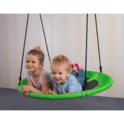 Bino Ronde Nestschommel Groen -Kinder Speel Verkoop bino ronde nestschommel groen a272816 2