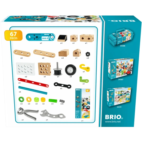 BRIO ® Build Er Pull-along Motor Bouwset, 67-delig. 5 BRIO ® Build Er Pull-along Motor Bouwset, 67-delig. - Afbeelding 5