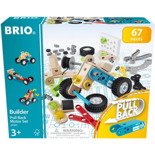 BRIO ® Build Er Pull-along Motor Bouwset, 67-delig. 1 BRIO ® Build Er Pull-along Motor Bouwset, 67-delig.