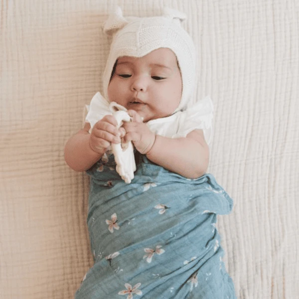 Cam Cam Copenhagen Bijtring Bloemen - Natural 2 Cam Cam Copenhagen Bijtring Bloemen - Natural - Afbeelding 2