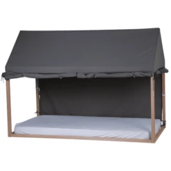 Childhome CHILD HOME Afdekraam Antraciet 90 X 200 Cm -Kinder Speel Verkoop child home afdekraam antraciet 90 x 200 cm a330673 2