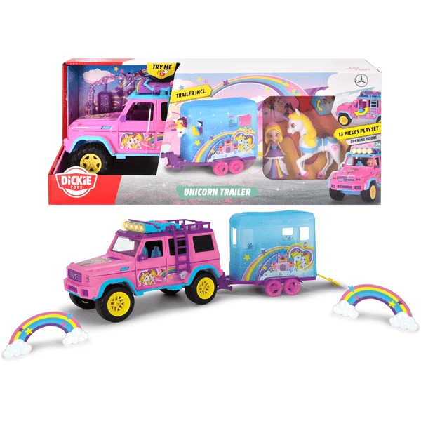 DICKIE Eenhoorn Trailer, Probeer Mij 3 DICKIE Eenhoorn Trailer, Probeer Mij - Afbeelding 3