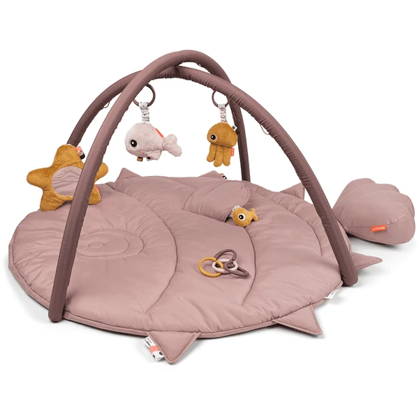 Done By Deer ™ Speelboog Met Kruipdeken Zee Friends - Roze 1 Done By Deer ™ Speelboog Met Kruipdeken Zee Friends - Roze