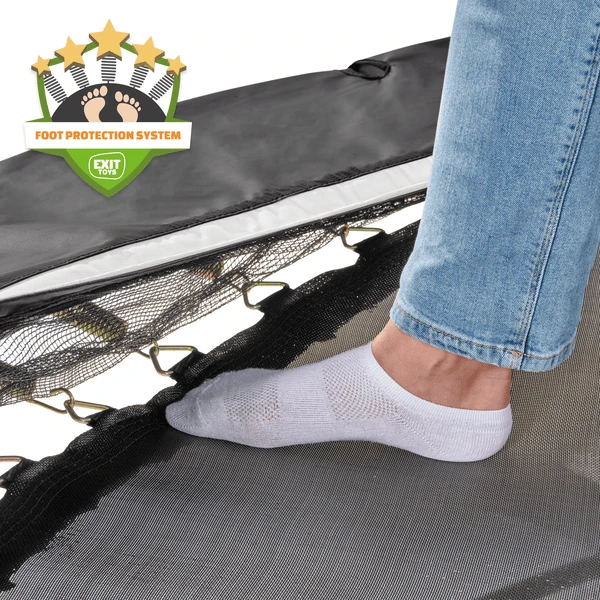 EXIT TOYS EXIT Allure Premium Trampoline ø427cm - Zwart 3 EXIT TOYS EXIT Allure Premium Trampoline ø427cm - Zwart - Afbeelding 3