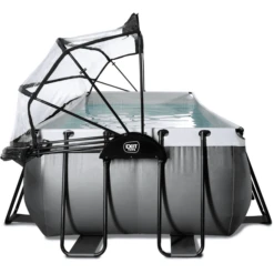 EXIT TOYS EXIT Black Leather Zwembad 400x200x100cm Met Sand Filterpomp En Deksel En Warmtepomp - Zwart 9 EXIT TOYS EXIT Black Leather Zwembad 400x200x100cm Met Sand Filterpomp En Deksel En Warmtepomp - Zwart -Kinder Speel Verkoop exit black leather zwembad 400x200x100cm met sand filterpomp en deksel en warmtepomp zwart a337755 4