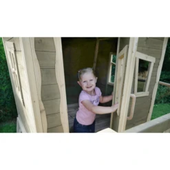 EXIT TOYS EXIT Crooky 500 Houten Speelhuis - Grijsbeige -Kinder Speel Verkoop exit crooky 500 houten speelhuis grijsbeige a248344 4