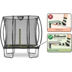 EXIT TOYS EXIT Silhouet Trampoline 153 X 214 Cm, Zwart 8 EXIT TOYS EXIT Silhouet Trampoline 153 X 214 Cm, Zwart -Kinder Speel Verkoop exit silhouet trampoline 153 x 214 cm zwart a294557 3