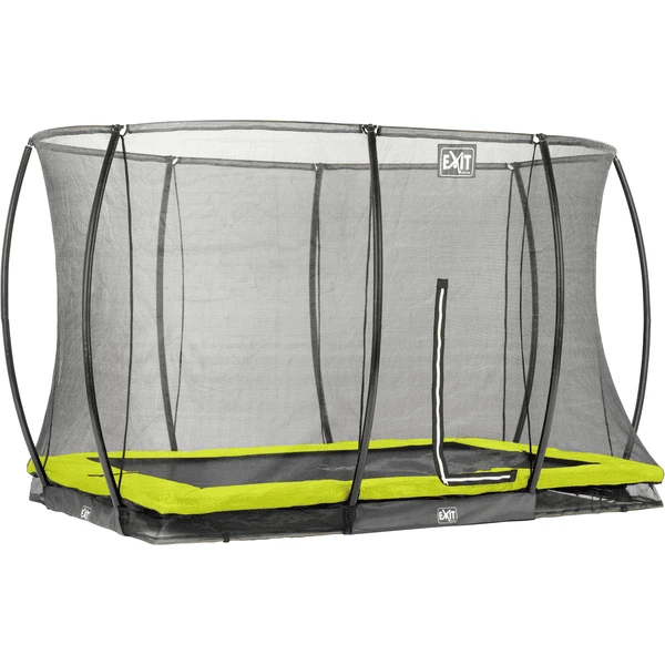 EXIT TOYS EXIT Silhouette Inground Trampoline 214x305cm Met Veiligheidsnet - Groen 2 EXIT TOYS EXIT Silhouette Inground Trampoline 214x305cm Met Veiligheidsnet - Groen - Afbeelding 2