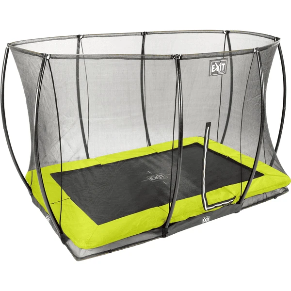 EXIT TOYS EXIT Silhouette Inground Trampoline 214x305cm Met Veiligheidsnet - Groen 3 EXIT TOYS EXIT Silhouette Inground Trampoline 214x305cm Met Veiligheidsnet - Groen - Afbeelding 3