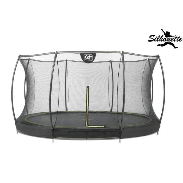EXIT TOYS EXIT Silhouette Inground Trampoline ø366cm Met Veiligheidsnet - Zwart 2 EXIT TOYS EXIT Silhouette Inground Trampoline ø366cm Met Veiligheidsnet - Zwart - Afbeelding 2
