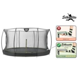 EXIT TOYS EXIT Silhouette Inground Trampoline ø366cm Met Veiligheidsnet - Zwart 7 EXIT TOYS EXIT Silhouette Inground Trampoline ø366cm Met Veiligheidsnet - Zwart -Kinder Speel Verkoop exit silhouette inground trampoline o366cm met veiligheidsnet zwart a251719 2
