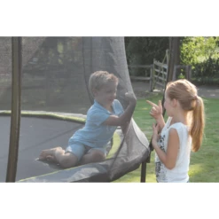 EXIT TOYS EXIT Silhouette Trampoline ø244cm - Groen -Kinder Speel Verkoop exit silhouette trampoline o244cm groen a251474 4