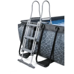 EXIT TOYS EXIT Stone Zwembad 400x200x100cm Met Afdekking, Sand Filter En Warmtepomp, Grijs -Kinder Speel Verkoop exit stone zwembad 400x200x100cm met afdekking sand filter en warmtepomp grijs a294603 4