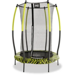 EXIT TOYS EXIT Tiggy Junior Trampoline Met Veiligheidsnet ø140 Cm, Zwart/groen