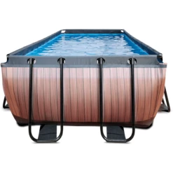 EXIT TOYS EXIT Wood Pool 540x250x122cm Met Afdekking En Sand Filterpomp, Bruin 8 EXIT TOYS EXIT Wood Pool 540x250x122cm Met Afdekking En Sand Filterpomp, Bruin -Kinder Speel Verkoop exit wood pool 540x250x122cm met afdekking en sand filterpomp bruin a294633 3