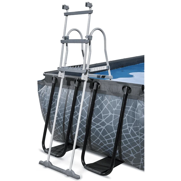 EXIT TOYS EXIT Zwembad Stone 400x200cm Met Overkapping En Zandfilterpomp - Grijs 4 EXIT TOYS EXIT Zwembad Stone 400x200cm Met Overkapping En Zandfilterpomp - Grijs - Afbeelding 4