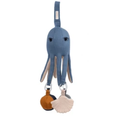 Filibabba Activity Toy Otto De Octopus Touch & Play Knuffel Blauw