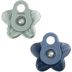 Filibabba Verkoelende Ster Bijtring 2-Pack - Blauw Mix