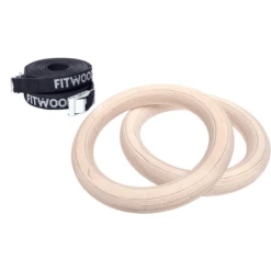 Fitwood ULPU MINI Turnringen, Berken - Zwarte Banden