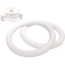 Fitwood ULPU Turnringen, Berken Wit Gewaxt - Witte Bandjes -Kinder Speel Verkoop fitwood ulpu turnringen berken wit gewaxt witte bandjes a377255 3