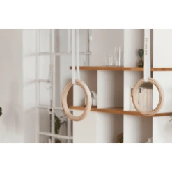 Fitwood ULPU Turnringen, Berken Wit Gewaxt - Witte Bandjes -Kinder Speel Verkoop fitwood ulpu turnringen berken wit gewaxt witte bandjes a377255 4