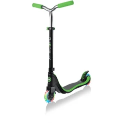 GLOBBER Scoot Er FLOW 125 LIGHT S Lime Groen, Met Verlichte Wielen